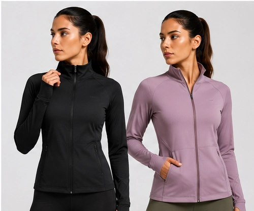 Custom activewear jackets for women