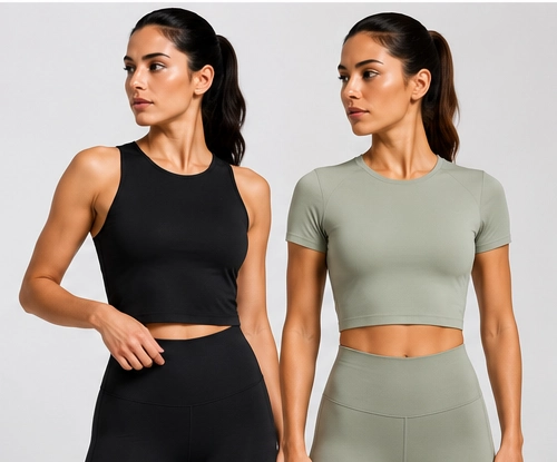 Custom activewear tops for women