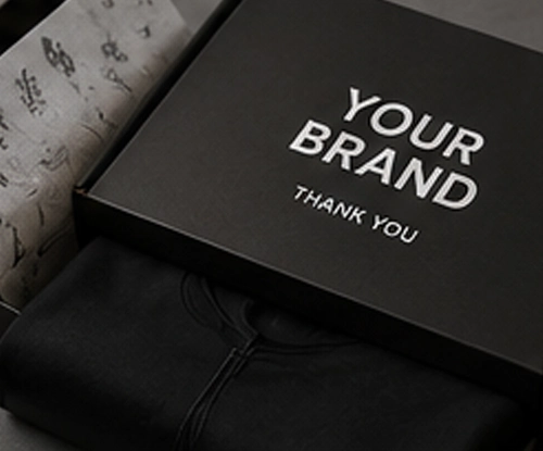 Custom packaging for private label apparel