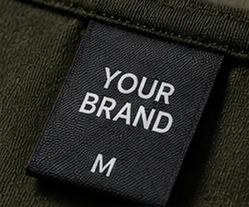 Custom woven labels for clothing brands
